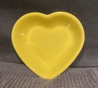 Fiestaware Sunflower Small Heart Bowl Fiesta Yellow 9 oz Candy Dish