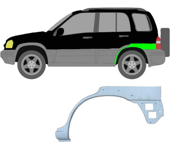 Radlauf FüR Suzuki Grand Vitara 1997 – 2005 Links-image
