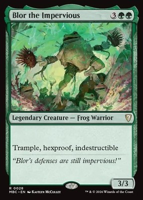 Blor the Impervious (Foil) Mystery Booster Commander Edition Playtest Card