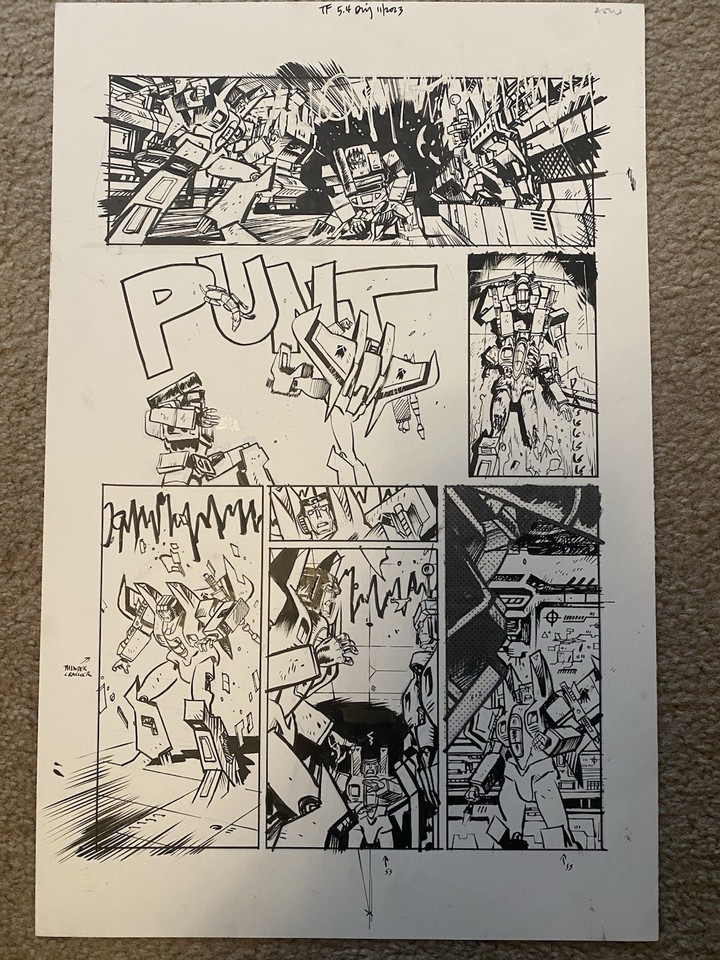 Daniel Warren Johnson Original Art Transformers #5 pg 4 2024 Interior Page! Comic Art