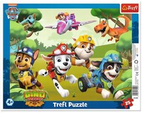 5900511314298 Puzzle Ramkowe 25 ElementóW. Psi Patrol. Wyczynowe Triki PieskóW T