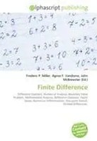 Frederic P. Miller (U. A.) | Finite Difference | Taschenbuch | Englisch (2026)