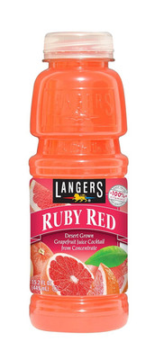 Ruby Red Grapefruit Juice Cocktail, 15.2 Fl Oz (Pack of 12)