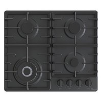 Hisense 60cm 4 Burner Gas Hob - Black GM663BHF