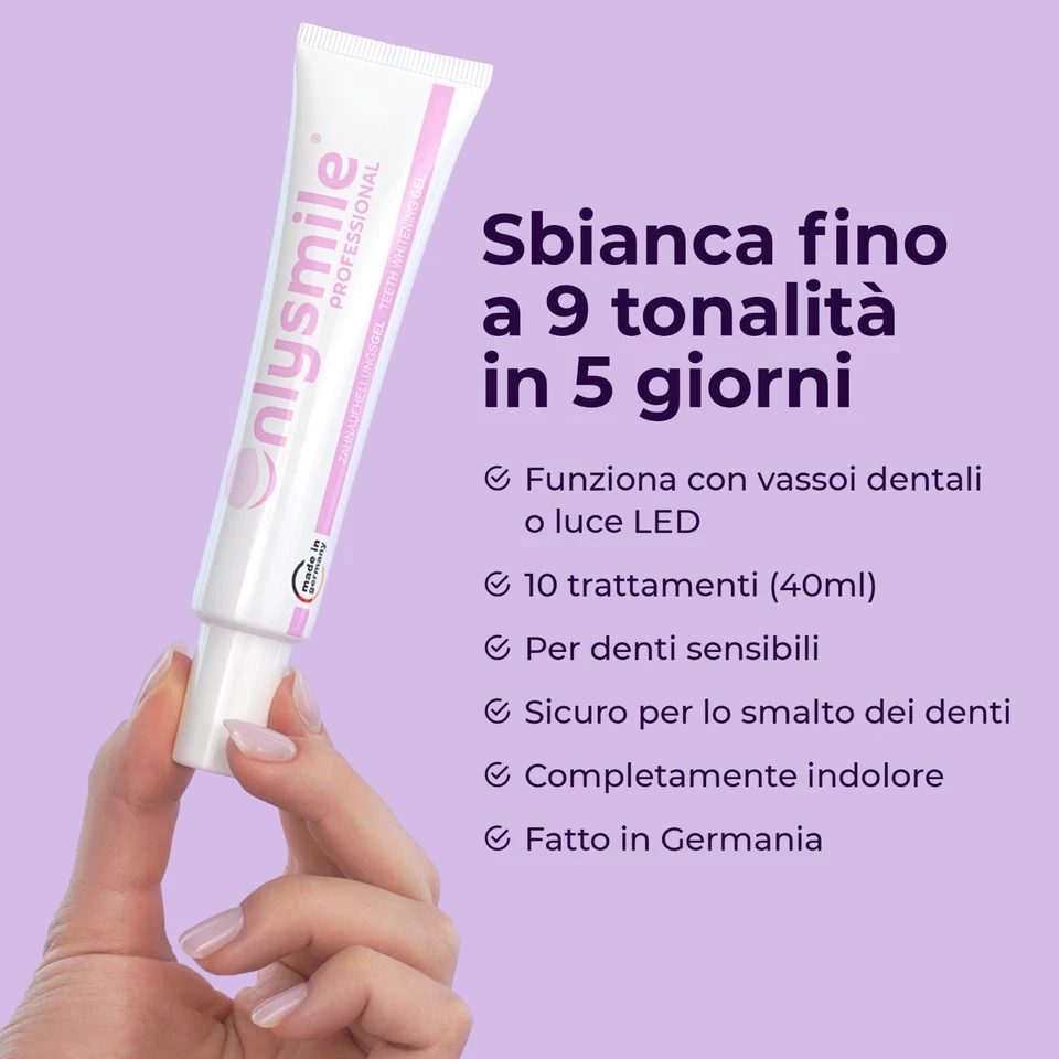 Gel sbiancante per denti professionale OnlySmile | Sicuro e indolore - Image 2 of 4