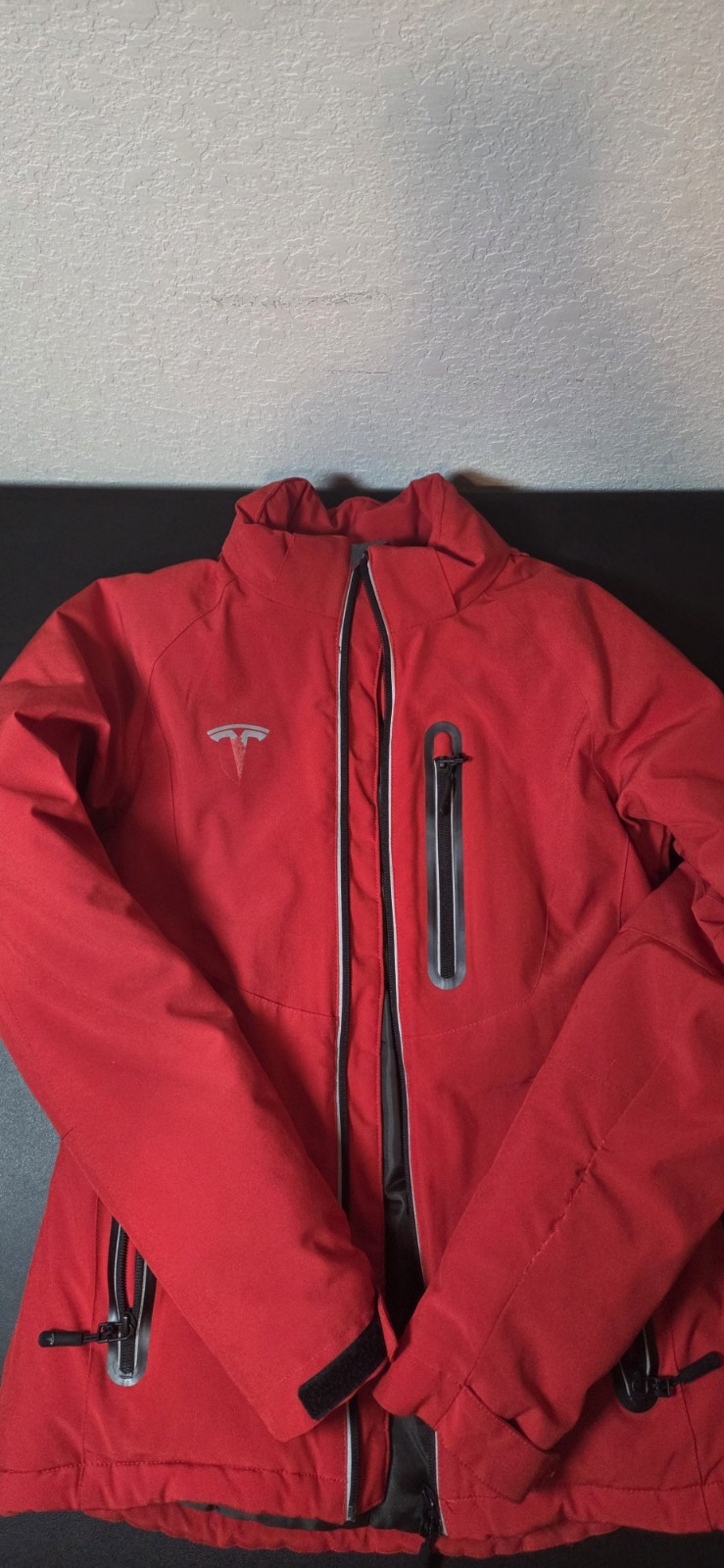 Tesla Red Softshell Jacket XS Lightweight Zippere… - image 1