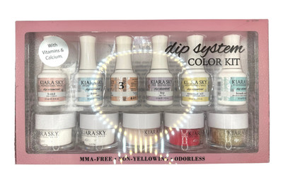 Kiara Sky Nail Dipping Powder System Color Kit Set Professional NEW NIB