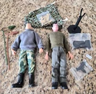 GI Joe Adventure Team Hasbro Talking 1974 & 2007 w/Tent Accessories Lot +