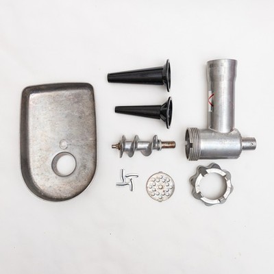 Waring Pro MG100 Meat Grinder Feeder Chute Tube Blade Auger Ring Sausage Lot