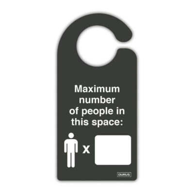 Durus Maximum Capacity Charcoal Door Hanger Strength Durable Quality 100x210mm