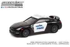 Greenlight 1/64 Hot Pursuit 38 2015 Nissan GT-R Oceanside California Police 