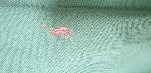 Ralph Lauren Shirt M green pink polo medium - Bild 7 von 9