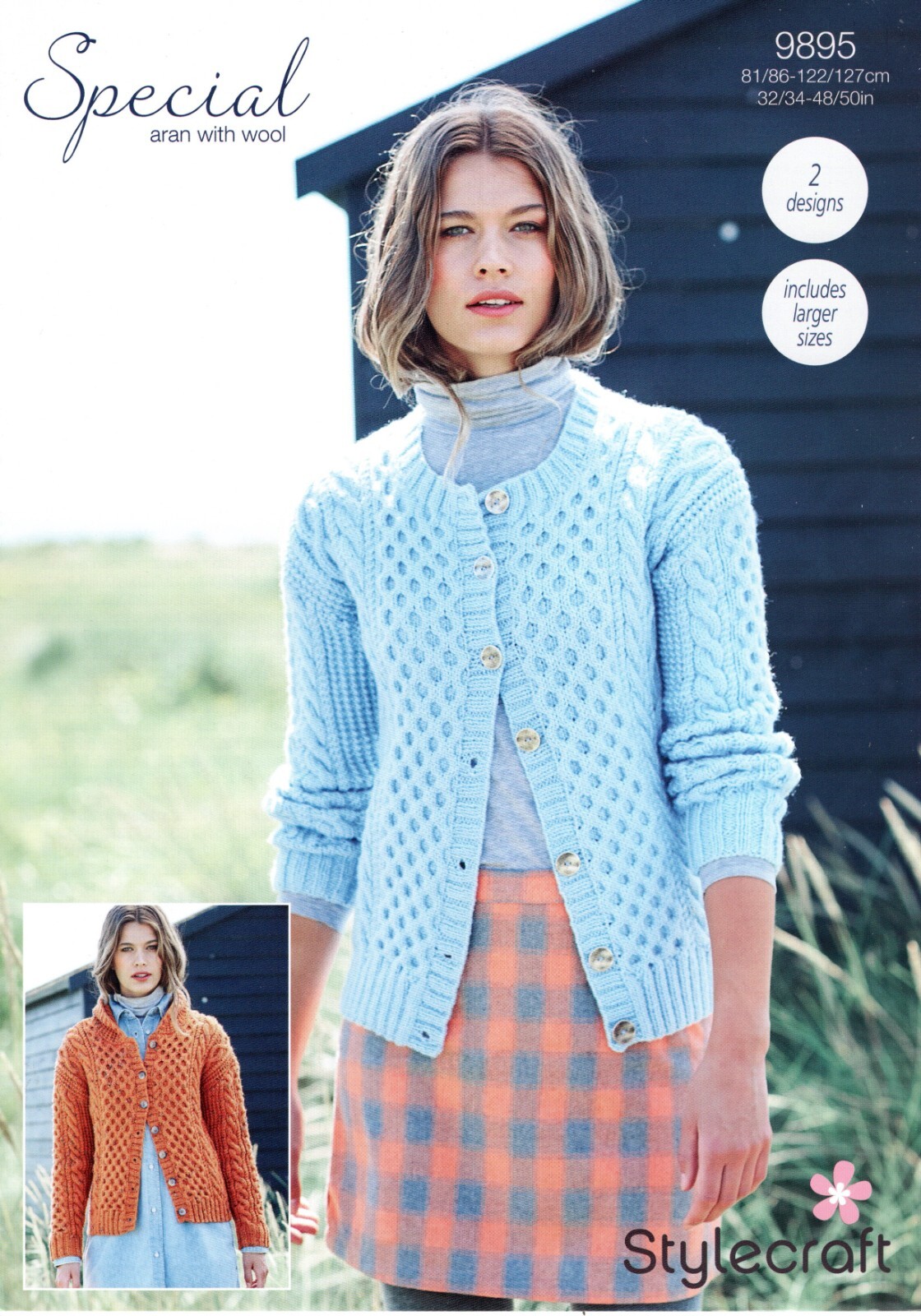 Stylecraft Special Aran Knitting Pattern - 9895 Ladies Cardigans