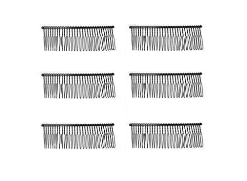 10 PCS 30 Teeth/12cm Long Hair Clip Combs Metal Wire Hair Combs Wire Twist Br...