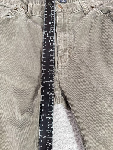Pantalones J Crew Para Hombre 33x32 Gris/Verde Flexible Pana Calce Ajustado - Imagen 6 de 8