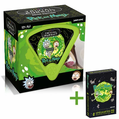Trivial Pursuit Rick and Morty Wissens Spiel Quiz Ratespiel deutsch Spielkarten - Bild 1 von 4