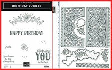 Stampin' Up BIRTHDAY JUBILEE  JUBILEE BEAUTY DIES - NEW
