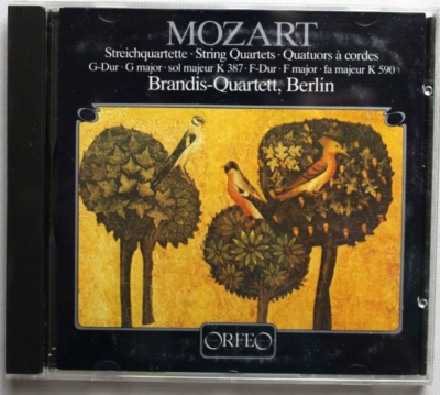 クラシック Mozart String Quartets CD MOZART STRING QUARTETS K 387 KV 590 THOMAS BRANDIS [LIKE NEW