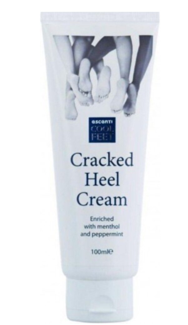 Escenti Heel Cream Enriched with menthol, peppermint and vitamin E