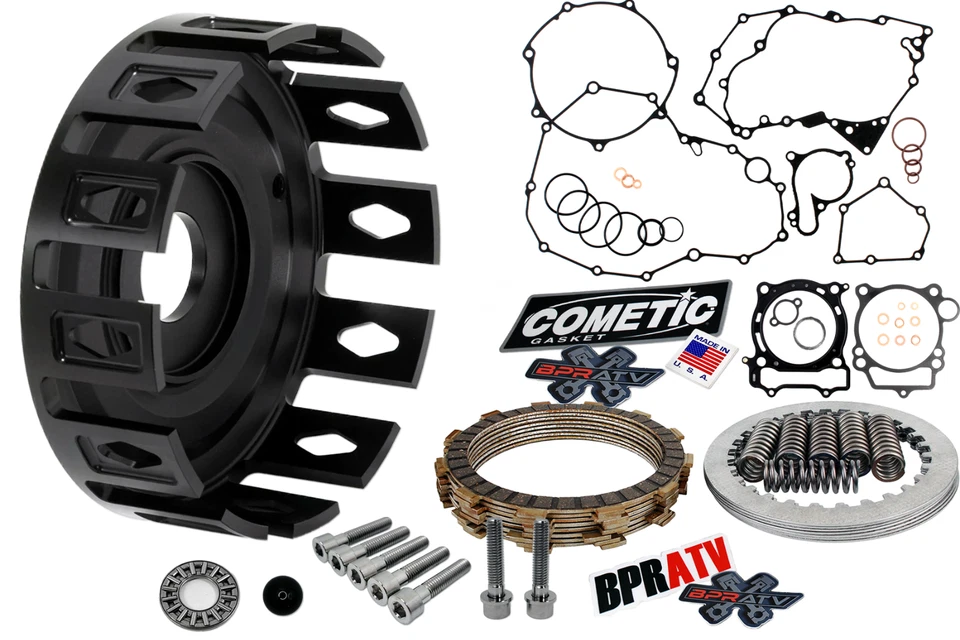 YFZ450 Billet Clutch Basket Clutch Kit Bearings Cometic Performance Upgrade Kit - Image 3 of 4