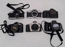 6 FILM SLR Cameras Collections Differents brands for part only read description