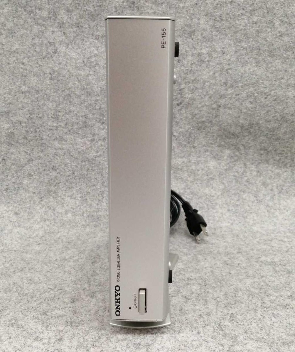 ONKYO PHONO EQUALIZER PE-155 シルバー ONKYO PE-155 | Phono Equalizer Amplifier from Japan | eBay
