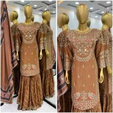Women Dress Pakistani Salwar Kameez Readymade Suits Indian Wedding Party 3 Piece