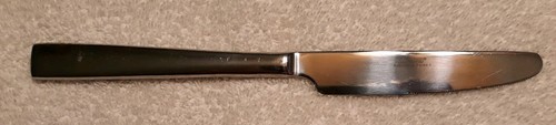 CAMBRIDGE LOGAN 3 KNIVES STAINLESS CURVED TIP 9" used GLOSSY China - Picture 3 of 8