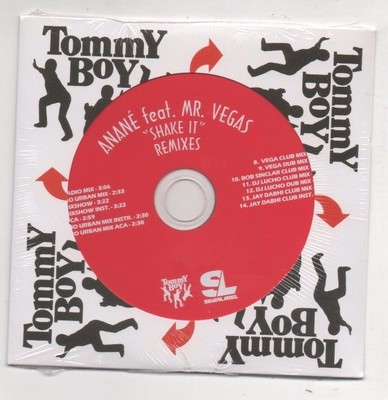 Anane Feat. Mr. Vegas Shake it Remixes Ultra rare CD Promo Bob Sinclar & Vega 