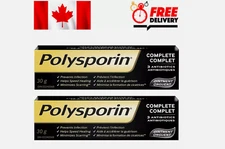2 x 1 oz Pack Polysporin Complete First Aid Antibiotic Ointment Heal Fast