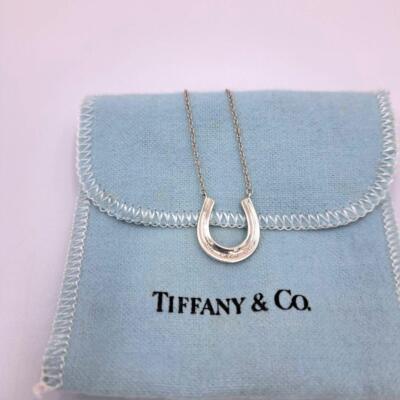 TIFFANY&Co. Necklace 1837 Horseshoe Sterling Silver AG 925 18