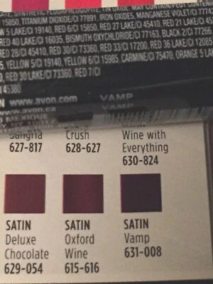 Avon True Colour Lippenstift "Satin" ~ VAMP ~ BRANDNEU & versiegelt