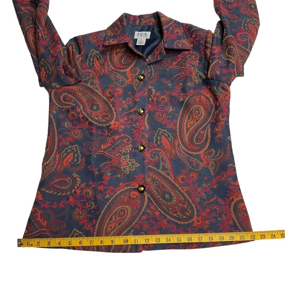 Vintage BFA Classics Button Down Blazer Jacket Bl… - image 9