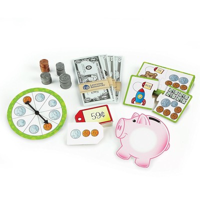 Learning Resources Money Activity Set 102-Piece 8-1/10''x10''Lx2-1/2''H Multi
