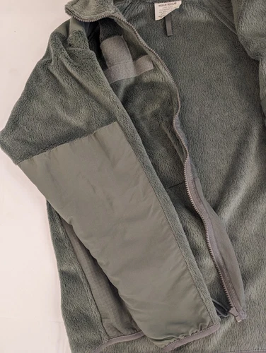 US Military Gen III Polartec 100 Cold Weather Fleece Jacket Green GC image 6