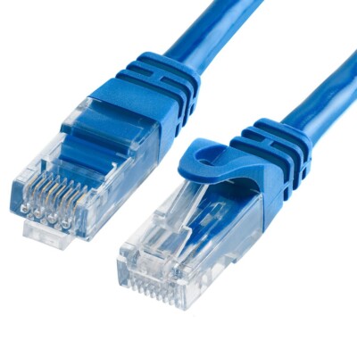 RJ45 Network Ethernet Cable Cat5e LAN UTP Patch Internet Lead 0.5m - 10m Lot
