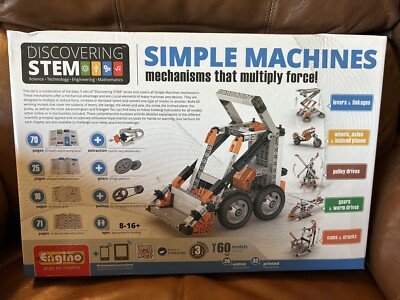 Engino Discovering STEM Simple Machines Mechanisms That Multiply Force New
