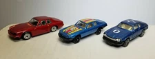 1/64 Diecast Jaguar XJS red blue Dynawheels lot of 3 Loose