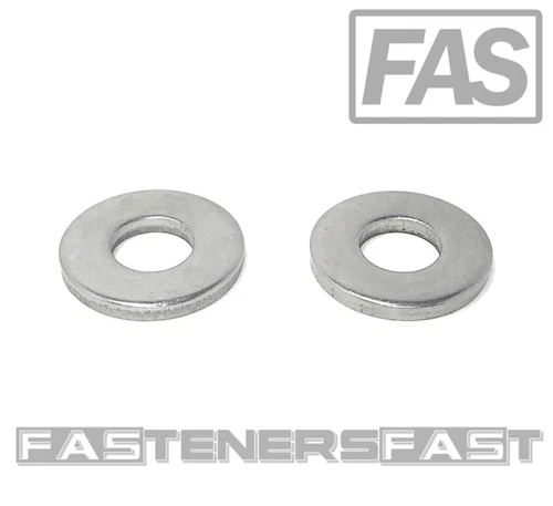 (25) 3/8 Stainless Steel Extra Thick Flat Washer (7/8 OD - .100 Thick) 18-8