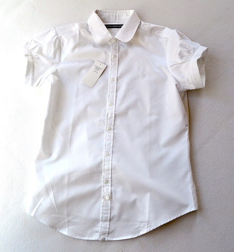 Ralph Lauren Bluse weiß Gr. 12 /ca Gr.40 NEU