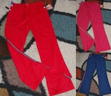 Dickies Flare Scrub Pant Elastic Bk Waist Strip side seam 4 Pocket 52311 S M