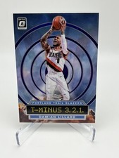 DAMIAN LILLARD 2019-20 DONRUSS OPTIC T-MINUS 3, 2, 1, PURPLE PRIZM #7 BLAZERS