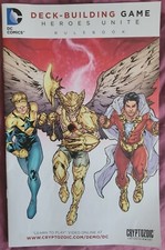 DC Comics Deck Building Game  HEROES UNITE Rulebook 2013