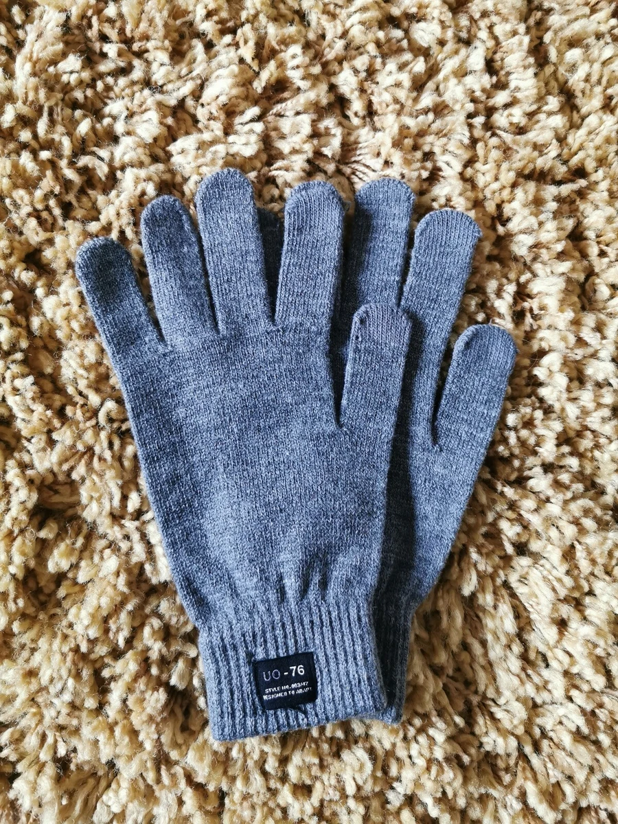 Grey Magic Touch Screen One Size Adults Mens Womens Gloves By Urban Outfitters