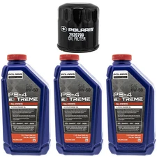 Polaris PS-4 Extreme Synthetic Oil Change Kit w/ Filter RZR XP 4 Turbo Sportsman