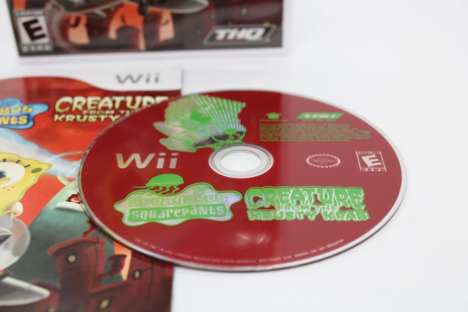 Refurbished Nintendo Wii SpongeBob SquarePants Creature from the Krusty Krab Exc - Image 4 of 4