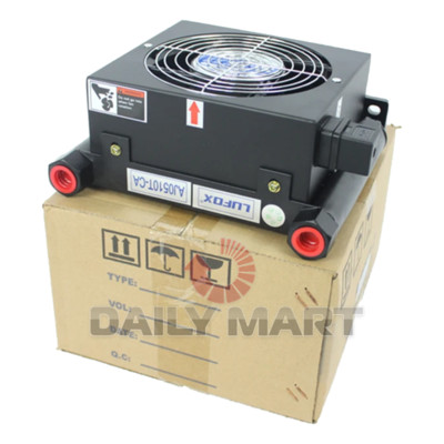 New In Box AJ0510T-CA Hydraulic Air Cooler Air-cooled Oil Radiator PT1/2''
