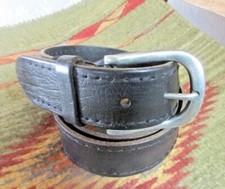 FRYE 34 DISTRESS DARK BROWN LEATHER BELT