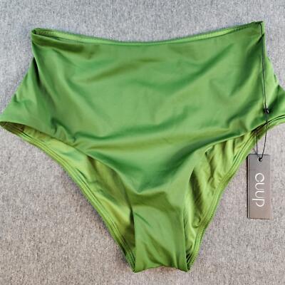 NWT Cuup Size 5 Seaweed The Tap Swim Bottoms UPF 50 Protection