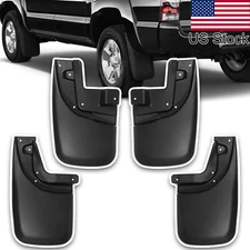 4Pcs Black Front Rear Fender Mud Guards Flaps Splash For Toyota Tacoma 2005-2015
